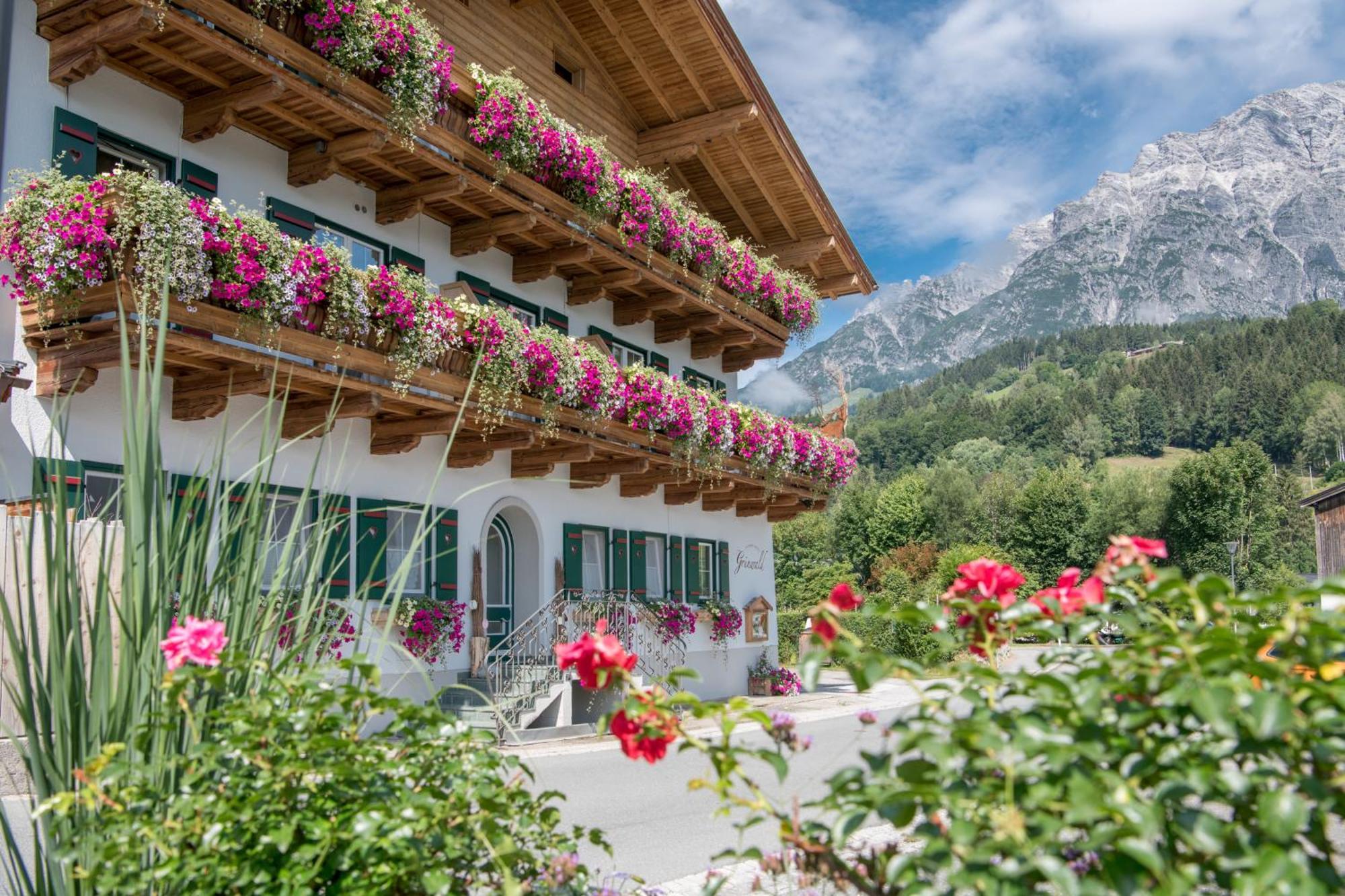 Gourmet-Hotel Gruenwald Leogang Eksteriør billede